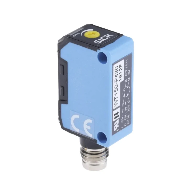 SICK Diffuse Photoelectric Sensor, Block Style, 10 mm to 250 mm Detection Range, PNP Output, IP67 Protection, WT150-P430
