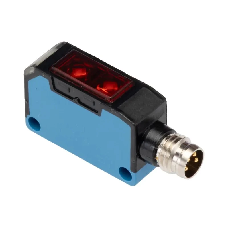 SICK Background Suppression Photoelectric Sensor, Block Sensor, 2 mm to 100 mm Detection Range, PNP Output, IP67 WT150-P460
