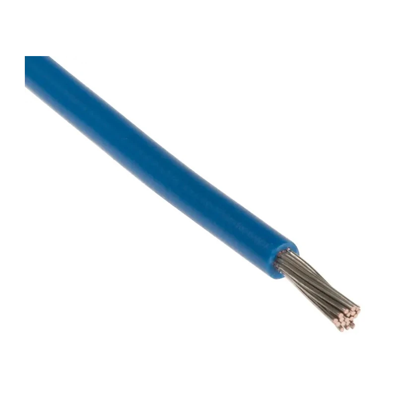 RS PRO Blue 0.6 mm² 20 AWG Hook Up Wire, 19/0.2 mm Strands, 100 m, Polyvinyl Chloride Jacket 851-3608
