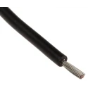 RS PRO Black 0.6 mm² 20 AWG Hook Up Wire 19/0.2 mm Copper Conductor 100 m Polyvinyl Chloride 851-3614