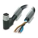 Phoenix Contact 4 way Right Angle to Female 4 way Unterminated Sensor Actuator Cable 5m 60V PUR Jacket 1408829