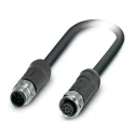 Phoenix Contact Sensor Actuator Cable Male 8 Way M12 Straight to Female 8 Way M12 Straight, 2 m, SAC-8P-M12MS 1407277