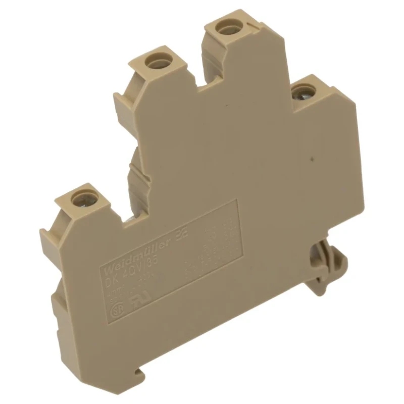 Weidmüller SAK Series DIN Rail Terminal Block Yellow Beige 4mm² 2-Level Screw Termination IECEx/ATEX 0363660000