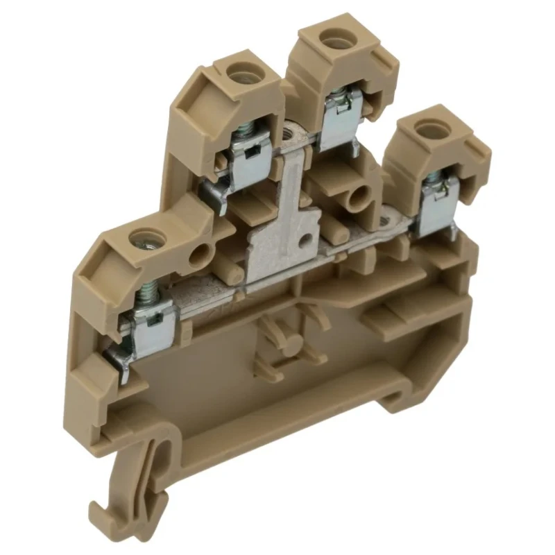 Weidmüller SAK Series DIN Rail Terminal Block Yellow Beige 4mm² 2-Level Screw Termination IECEx/ATEX 0363660000