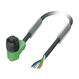 Phoenix Contact Sensor Actuator Cable Female 5 Way M12 to 5 Way Unterminated, Polyurethane Jacket, 5 m Length 1442777