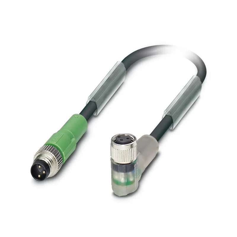 Phoenix Contact Sensor Actuator Cable Male 3 Way M8 to Female 3 Way M8, Polyurethane Jacket, 300 mm 1681981