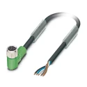 Phoenix Contact Sensor Actuator Cable Female 5 Way Right Angle to 5 Way Unterminated 5 m 30V 1404477