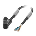Phoenix Contact Sensor Actuator Cable Female 8 Way M12 to 8 Way Unterminated 1.5m PUR Jacket Black Grey 30V 1522914