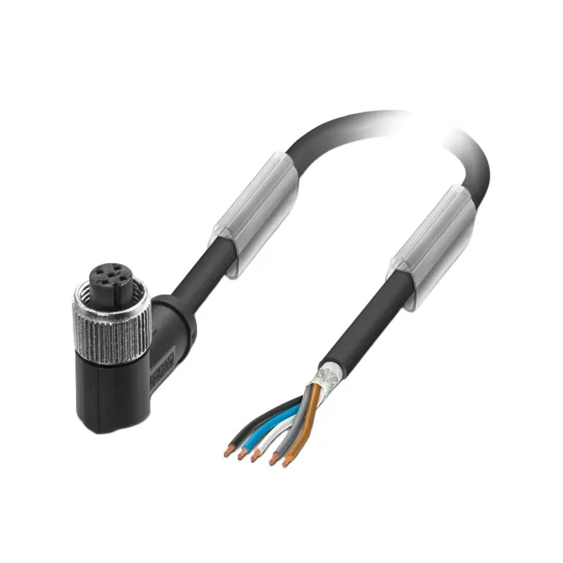 Phoenix Contact Sensor Actuator Cable Female 8 Way M12 to 8 Way Unterminated 1.5m PUR Jacket Black Grey 30V 1522914