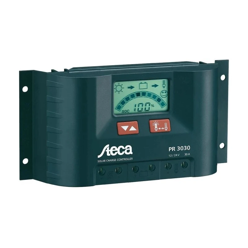 Steca 24 V Solar Charge Controller 30A Maximum Current Rating PR3030