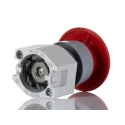 EAO Twist Release Emergency Stop Push Button Front Mount 22.5 mm Cutout Diameter IP65 704.074.2