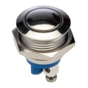 Bulgin Push Button Switch, Momentary, Panel Mount, SPST, IP65, 16.2 mm Cutout, 36 V DC, 2A MP0042