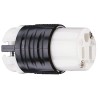 PASS & SEYMOUR 15A 125V USA NEMA 5-15R Mains Socket Black Grey Nylon Body Screw Termination PS5269-X