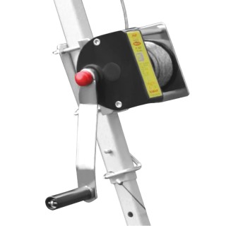 JSP Confined Space Winch with Steel Cable, Adjustable Length 1.15 to 2.15 m, Load Capacity 500 kg FAR1004