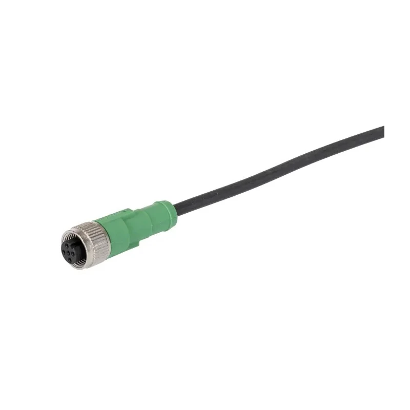 Phoenix Contact Sensor Actuator Cable Male 5 Way Straight to Female 5 Way Straight, 1.5 m Length, 48V AC 1681606