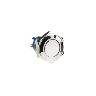 Bulgin Push Button Switch Panel Mount Momentary SPST 16.2 mm Cutout IP65 36 V dc MP0042