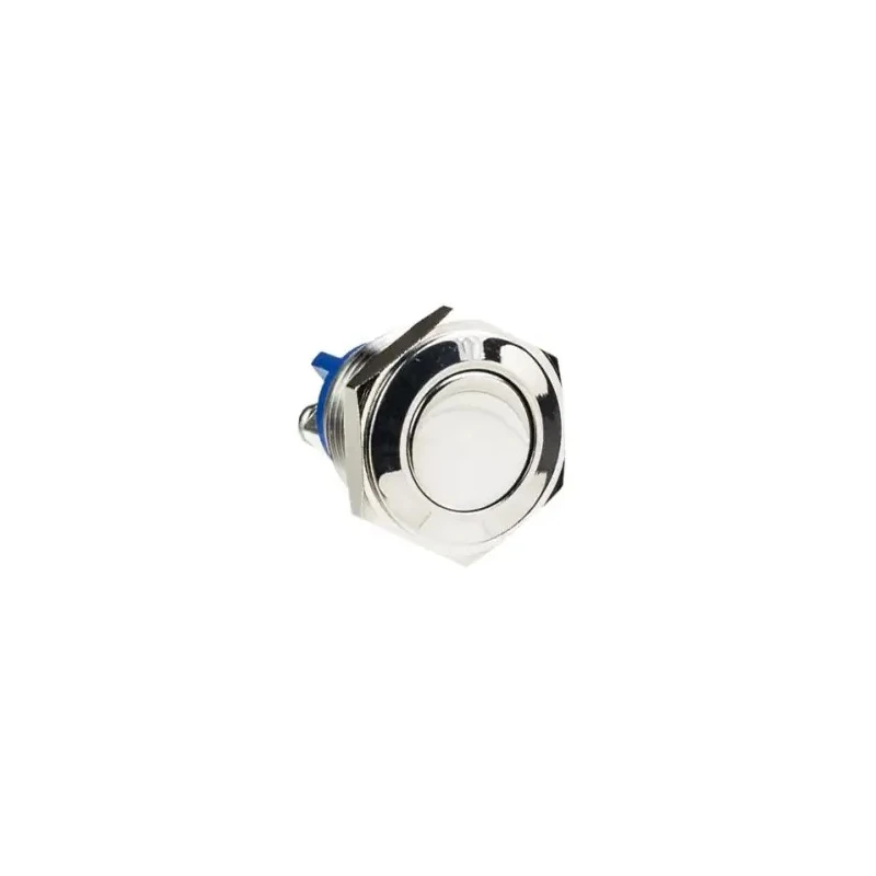 Bulgin Push Button Switch Panel Mount Momentary SPST 16.2 mm Cutout IP65 36 V dc MP0042