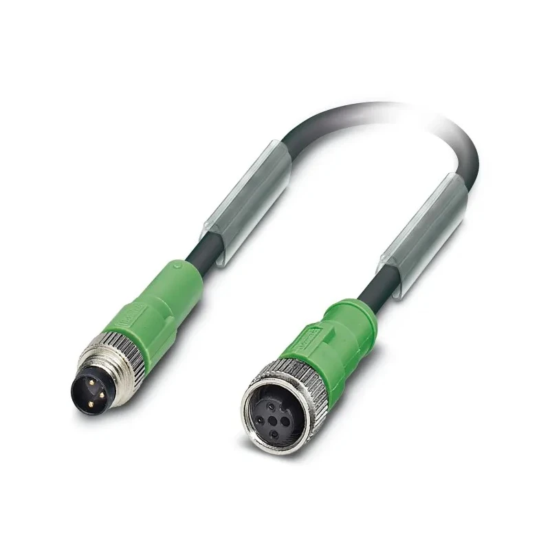 Phoenix Contact Sensor Actuator Cable Male 3 Way M8 to Female 3 Way M12, Polyurethane Jacket, 1.5m, 60V, Series SAC 1682320