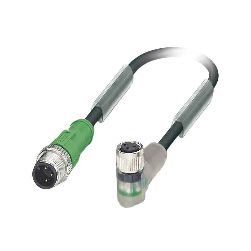 Phoenix Contact Sensor Actuator Cable 24V, 3 Contacts, Male M12 to Female M8, 1.5 m, Polyurethane Jacket 1694907