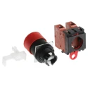 Omron Emergency Stop Push Button Panel Mount 22 mm Cutout 2 NC IP65 Twist Release A22E-S-02