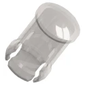 Keystone Transparent LED Lens for Through-Hole LEDs 3mm 1.52mm Height Above Panel 8659