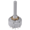 Lorlin 12 Position SPST Rotary Switch, 150mA, Solder Terminals, Panel Mount, Polyamide 66 Housing CK1044