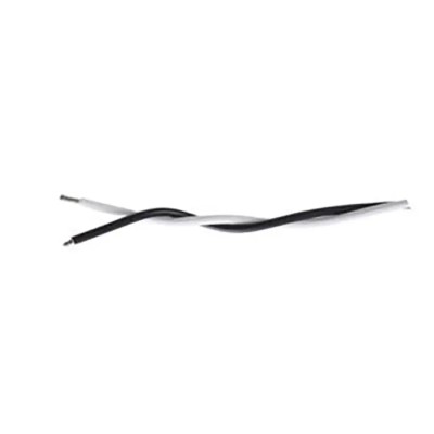 TE Connectivity 44A0121 Series White and Black Hook Up Wire 20 AWG 19/32 Strands 100 m Polyvinyl Fluoride 44A0121-20-0/9