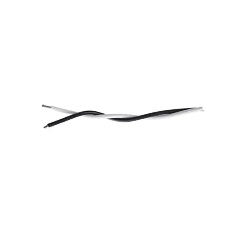 TE Connectivity 44A0121 Series White and Black Hook Up Wire 20 AWG 19/32 Strands 100 m Polyvinyl Fluoride 44A0121-20-0/9