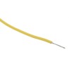 RS PRO Yellow 0.2 mm² 24 AWG Hook Up Wire 11/0.16 mm Core Strands, 100 m, Stranded Tinned Copper, Polyethylene 872-5243