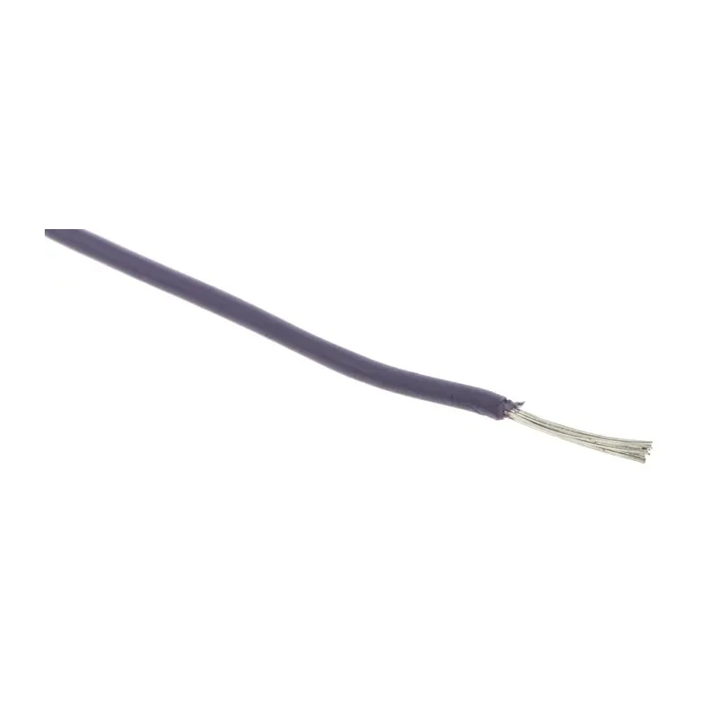 RS PRO Purple 0.33 mm² Hook Up Wire, 22 AWG, 17/0.16 mm strands, 100 m Length, Polyethylene Jacket, 300V, UL 3266 872-5322