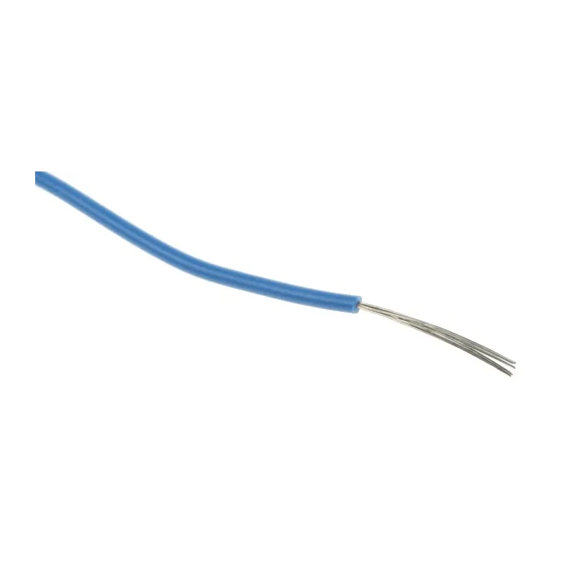 RS PRO Blue 0.33 mm² Hook Up Wire, 22 AWG, 17/0.16 mm Core Strands, 1.58 mm Diameter, 100 m Length, Polyethylene 872-5296