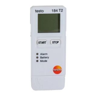 Testo 184-T2 Temperature Data Logger, NFC, USB, ±0.5°C Accuracy, IP67 Rated, Battery Powered 0572 1842