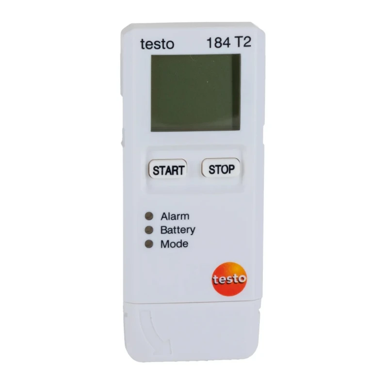 Testo 184-T2 Temperature Data Logger, NFC, USB, ±0.5°C Accuracy, IP67 Rated, Battery Powered 0572 1842