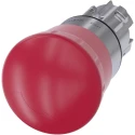 Siemens SIRIUS ACT 3SU10 Series Twist Release Emergency Stop Push Button Head 22mm Cutout Metal Mushroom 3SU1050-1HB20-0AA0