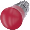 Siemens SIRIUS ACT 3SU10 Series Twist Release Emergency Stop Push Button Head 22mm Cutout Metal Mushroom 3SU1050-1HB20-0AA0
