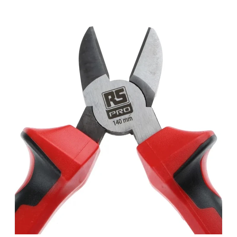 RS PRO Flush Side Cutter 140mm Overall Length Steel Jaw, Bi-Metal Handle 875-5792