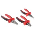 RS PRO 3-Piece Chrome Molybdenum Steel Plier Set with Soft-Grip Handles and Induction Hardened Jaws 875-5815