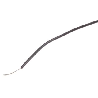 RS PRO Black 0.13 mm² Stranded Hook Up Wire, 26 AWG, 7x0.16 mm Core Strands, 100 Meter Polyvinyl Chloride Jacket 874-0393