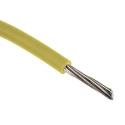RS PRO Yellow 0.13 mm² 26 AWG UL1007 Stranded Hook Up Wire, 7x0.16 mm Core Strands, 100 m Length, Polyvinyl 874-0416
