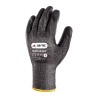 Skytec Ninja Knight Black Fibreglass Polyethylene Work Gloves Size 9 Nitrile Coating SKY27