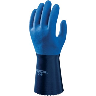 Showa Blue Nylon Polyester Nitrile Coated Work Gloves Size 7 SHO720