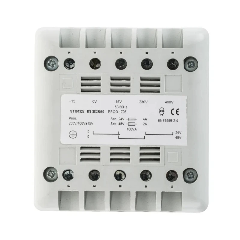 RS PRO 400 VA DIN Rail Transformer 230 V, 400 V AC Primary, 24 V, 12 V, 115 V AC Secondary IECBSEN 615586 880-2560