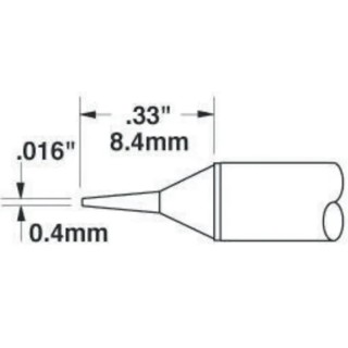 Metcal 0.4 mm Conical 8.4 mm Soldering Iron Tip STTC-022 for MX-RM3E MX-H1-AV