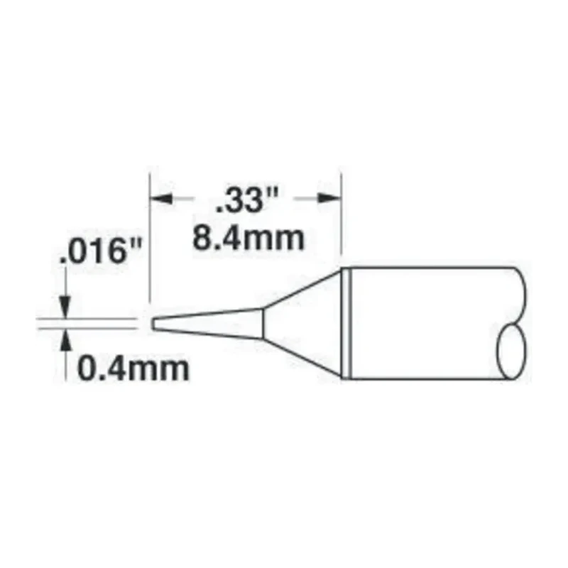 Metcal 0.4 mm Conical 8.4 mm Soldering Iron Tip STTC-022 for MX-RM3E MX-H1-AV
