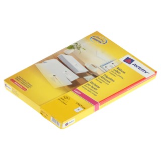 Avery White Adhesive Address Label Sheet, Pack of 100, Laser Printer Compatible, 99.1mm x 33.9mm L7162-100