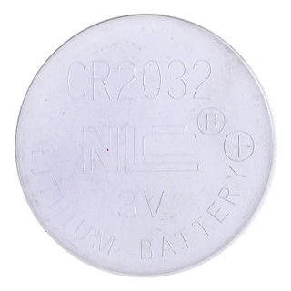 RS PRO Lithium Manganese Dioxide CR2032 Button Battery, 3 V, 20 mm Diameter, 5 Pack CR2032