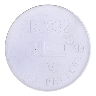 RS PRO Lithium Manganese Dioxide CR2032 Button Battery, 3 V, 20 mm Diameter, 5 Pack CR2032