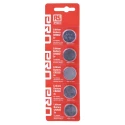 RS PRO Lithium Manganese Dioxide CR2032 Button Battery, 3 V, 20 mm Diameter, 5 Pack CR2032