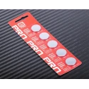 RS PRO Lithium Manganese Dioxide CR2032 Button Battery, 3 V, 20 mm Diameter, 5 Pack CR2032
