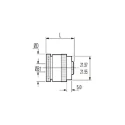 Huco Friction Clutch, 6mm Bore, 132 Ncm Torque, In-Line Mount, 32.51mm Length, 25.8mm Diameter 279P25.22.RS